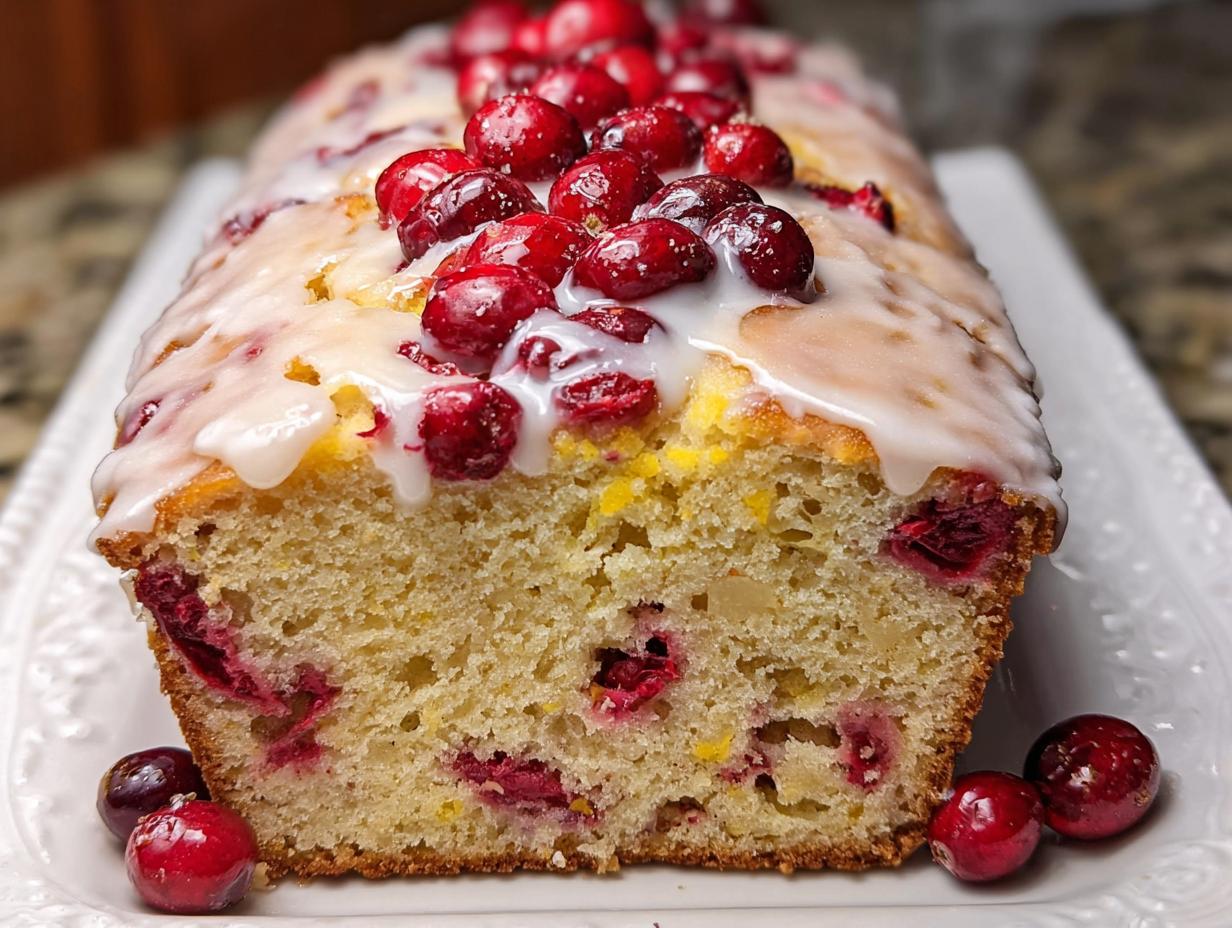 Amazing 5 Star Cranberry Orange Bread With Fresh Orange Glaze