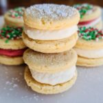 Cream Wafer Sandwich Cookies With Buttercream Filling