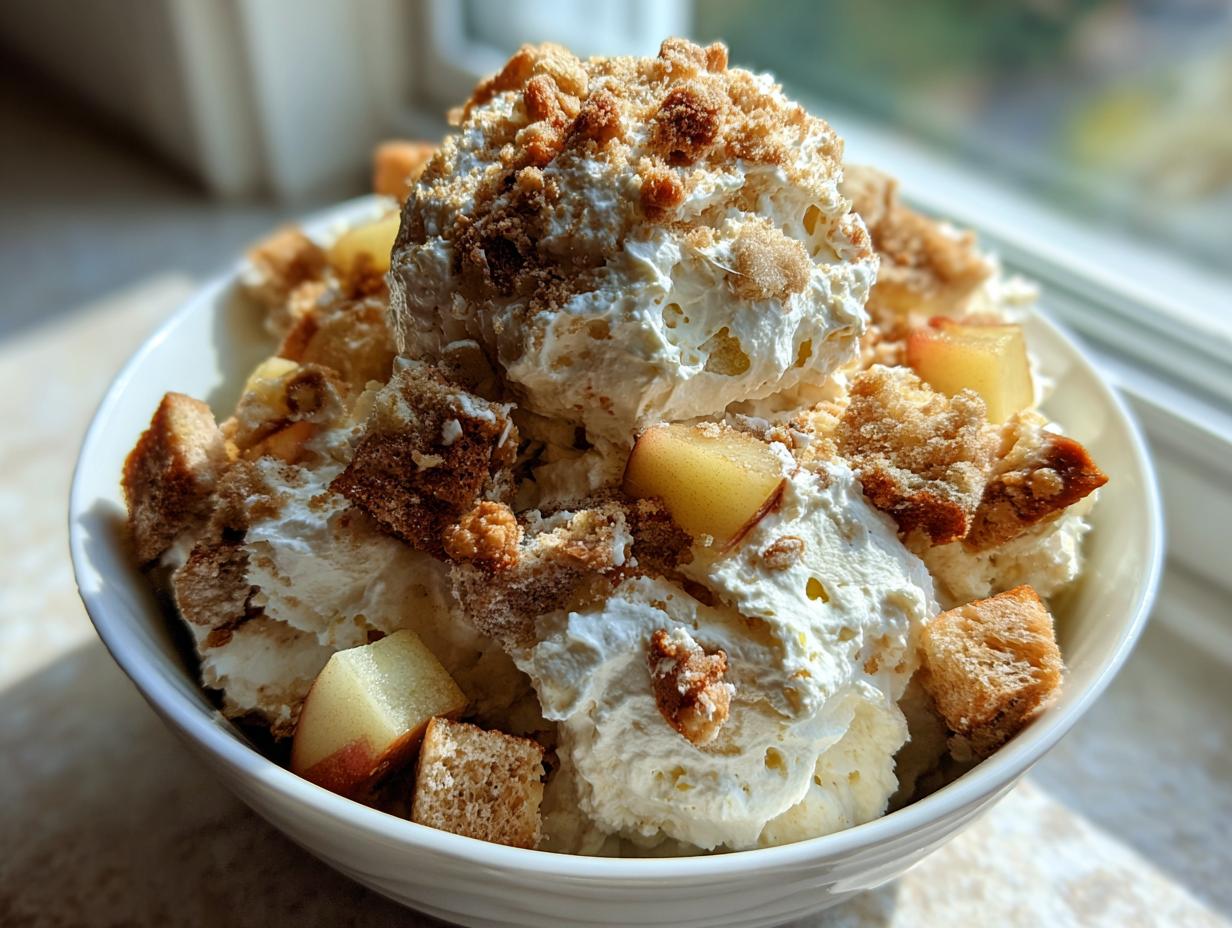 Amazing Creamy Apple Pie Fluff Salad in 3 Steps