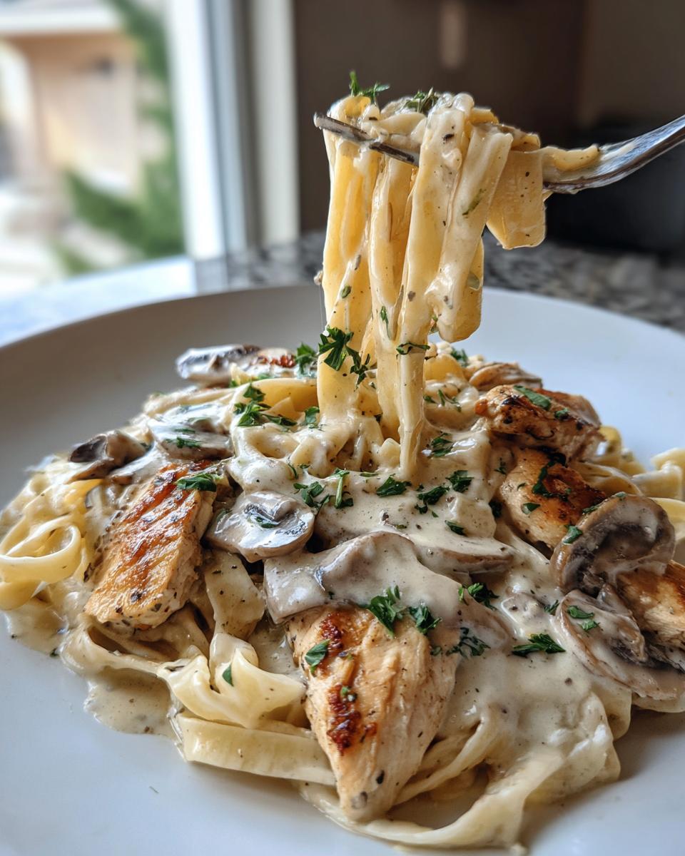 Creamy Chicken Fettuccine Alfredo Family Style - detail 1