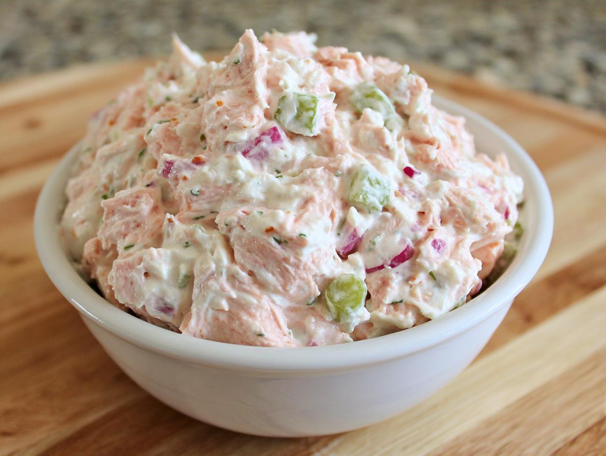 Creamy Deli Meat Salad With Pickles and Dijon