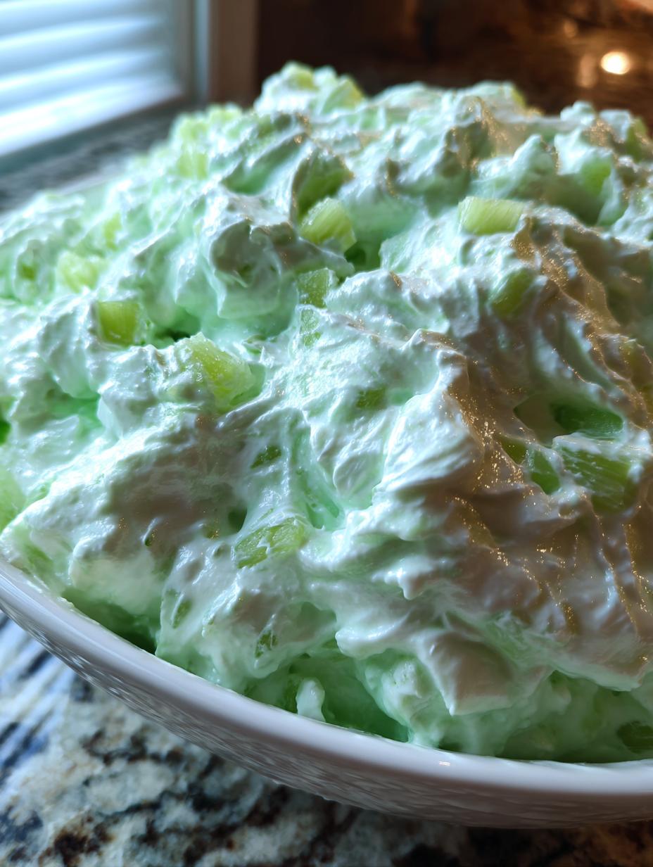 Creamy Lime 7UP Salad Without Gelatin - detail 2