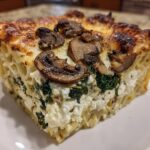 Creamy Mushroom and Spinach Lasagna