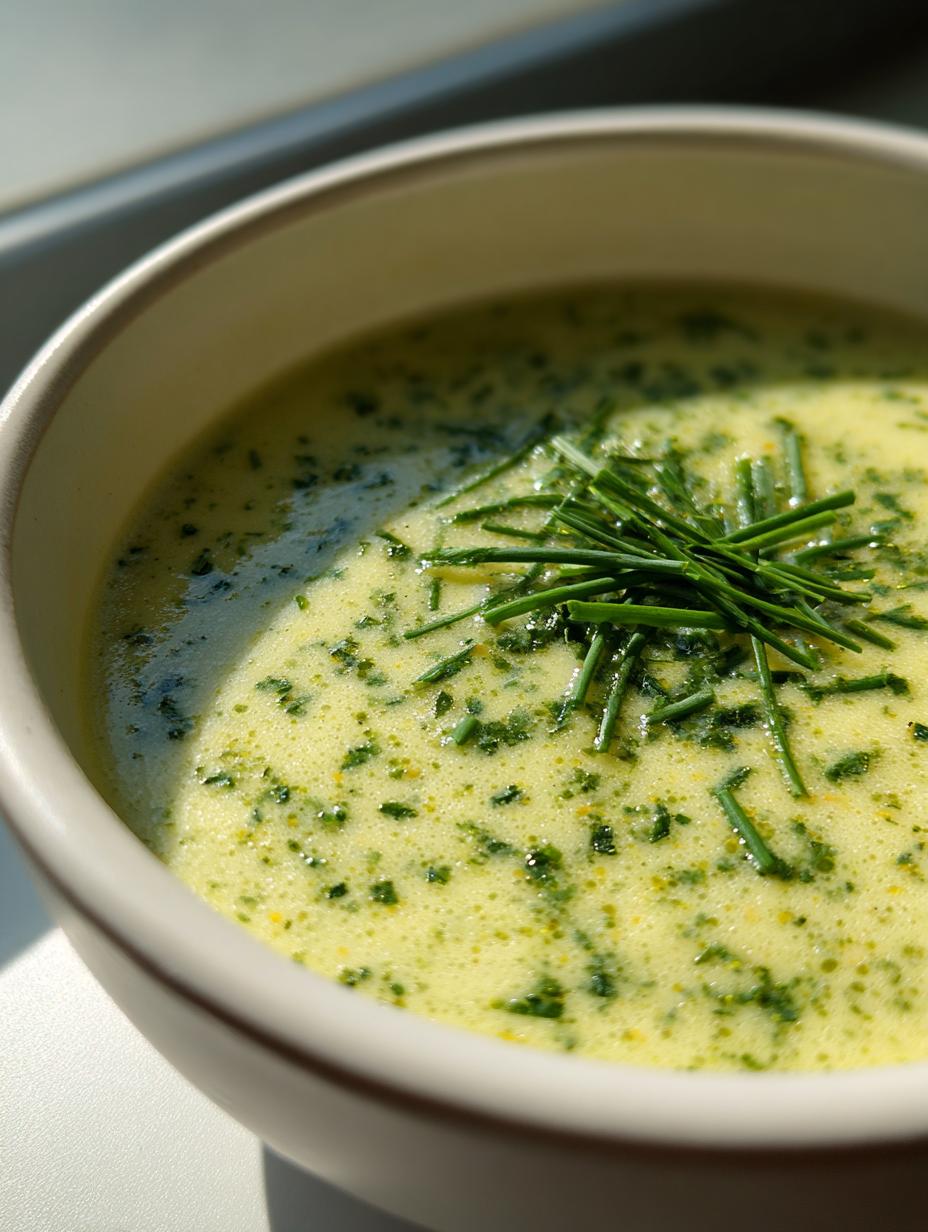 Creamy Vegetable Soup with Leeks and Potatoes - detail 2
