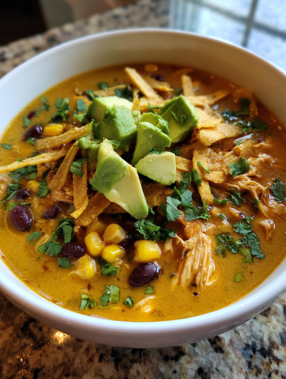 Amazing 40 Min Creamy Chicken Tortilla Soup 5 Creamy chicken tortilla soup - detail 2