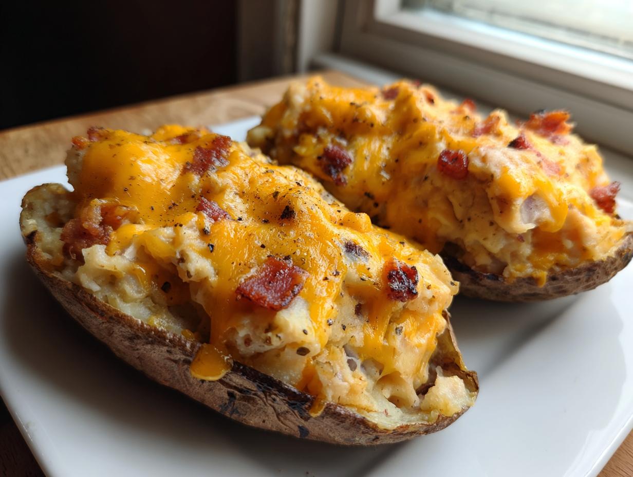 Amazing 8 Crispy Air Fryer Loaded Potato Skins