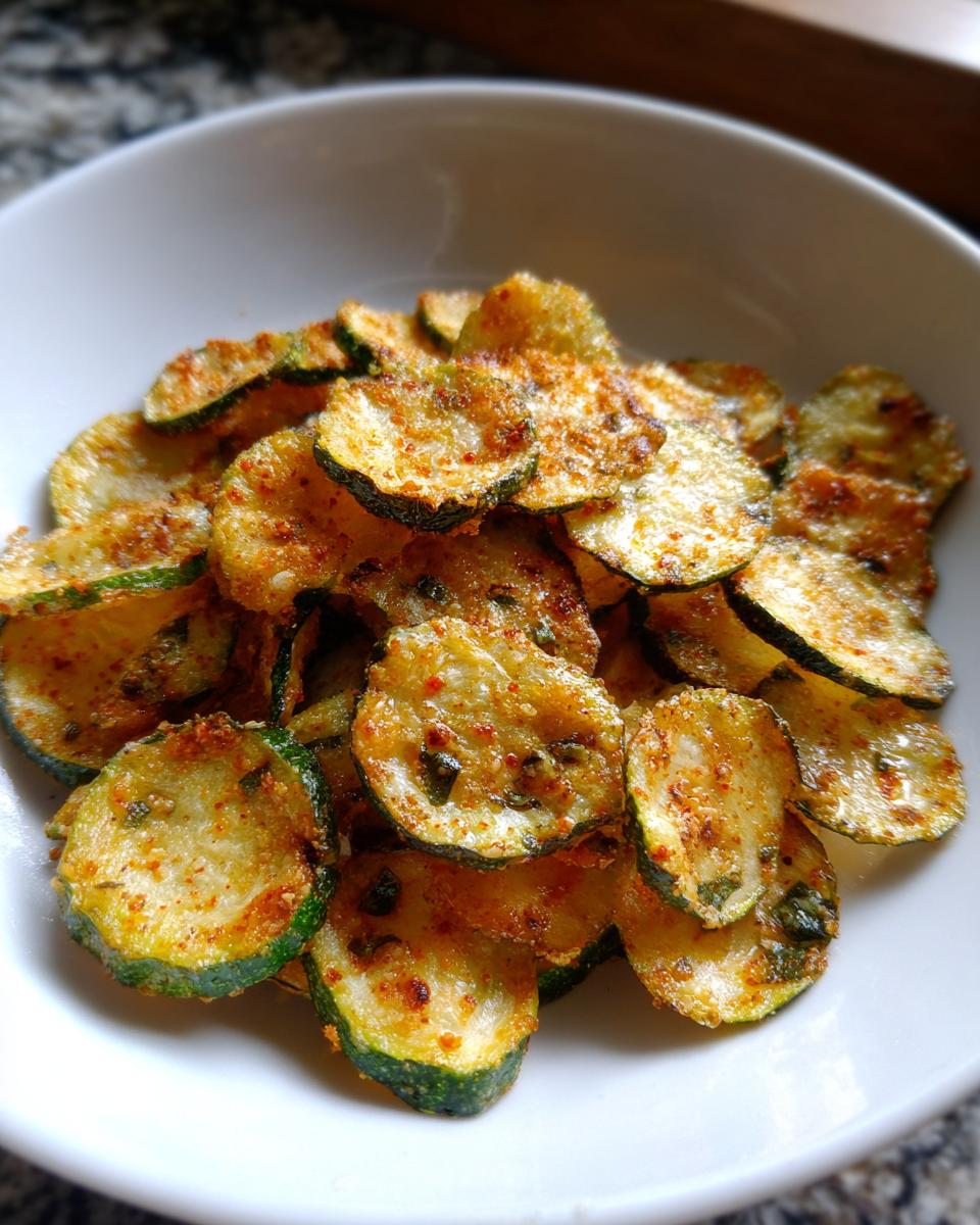 Crispy Baked Zucchini Chips - detail 1