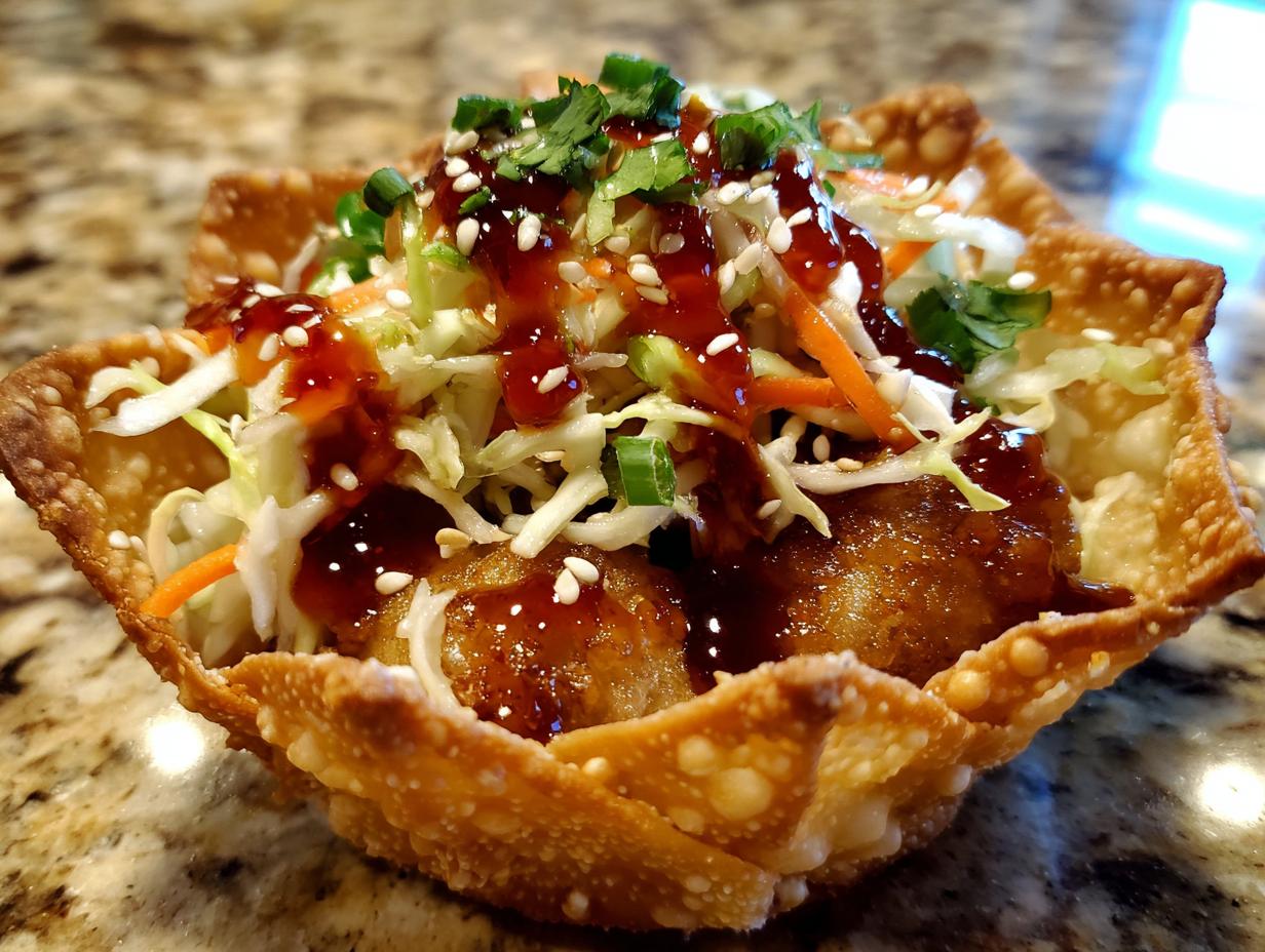 Delicious 1-Hour Crispy Chicken Wonton Tacos Magic