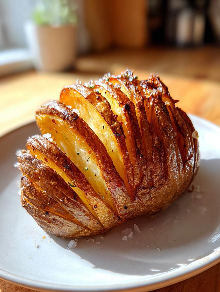 Amazing 30-Min Crispy Hasselback Potatoes 5 Crispy Hasselback Potatoes With Butter and Salt - detail 2