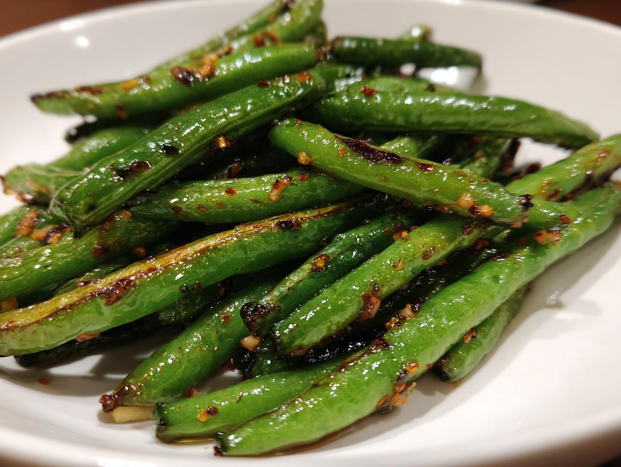 Amazing 20-Min Crispy Roasted Green Beans