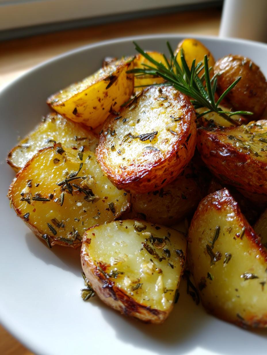 Crispy Rosemary Roasted Potatoes - detail 2