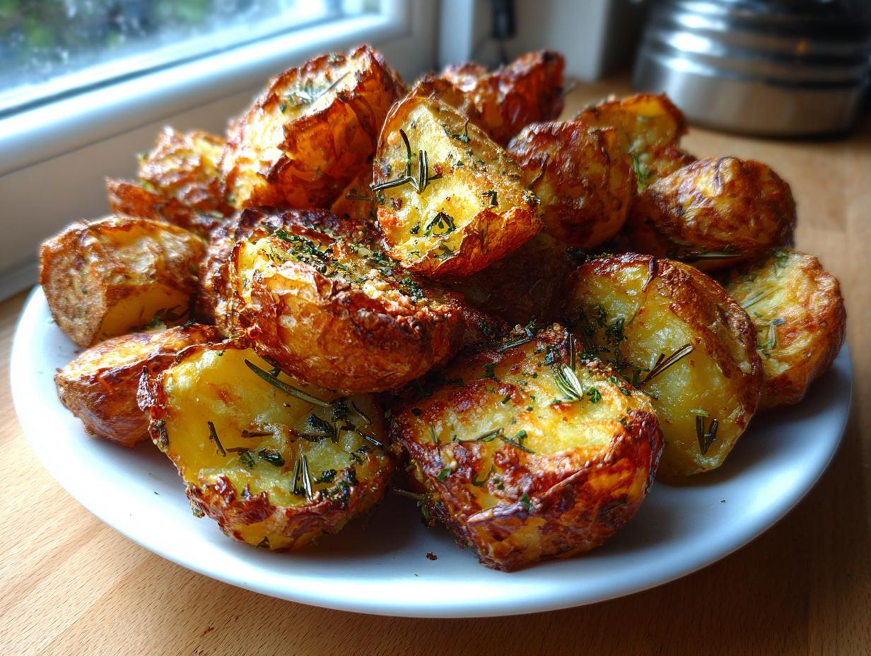 Crack the code to 1 amazing Crispy Rosemary Roasted Potatoes