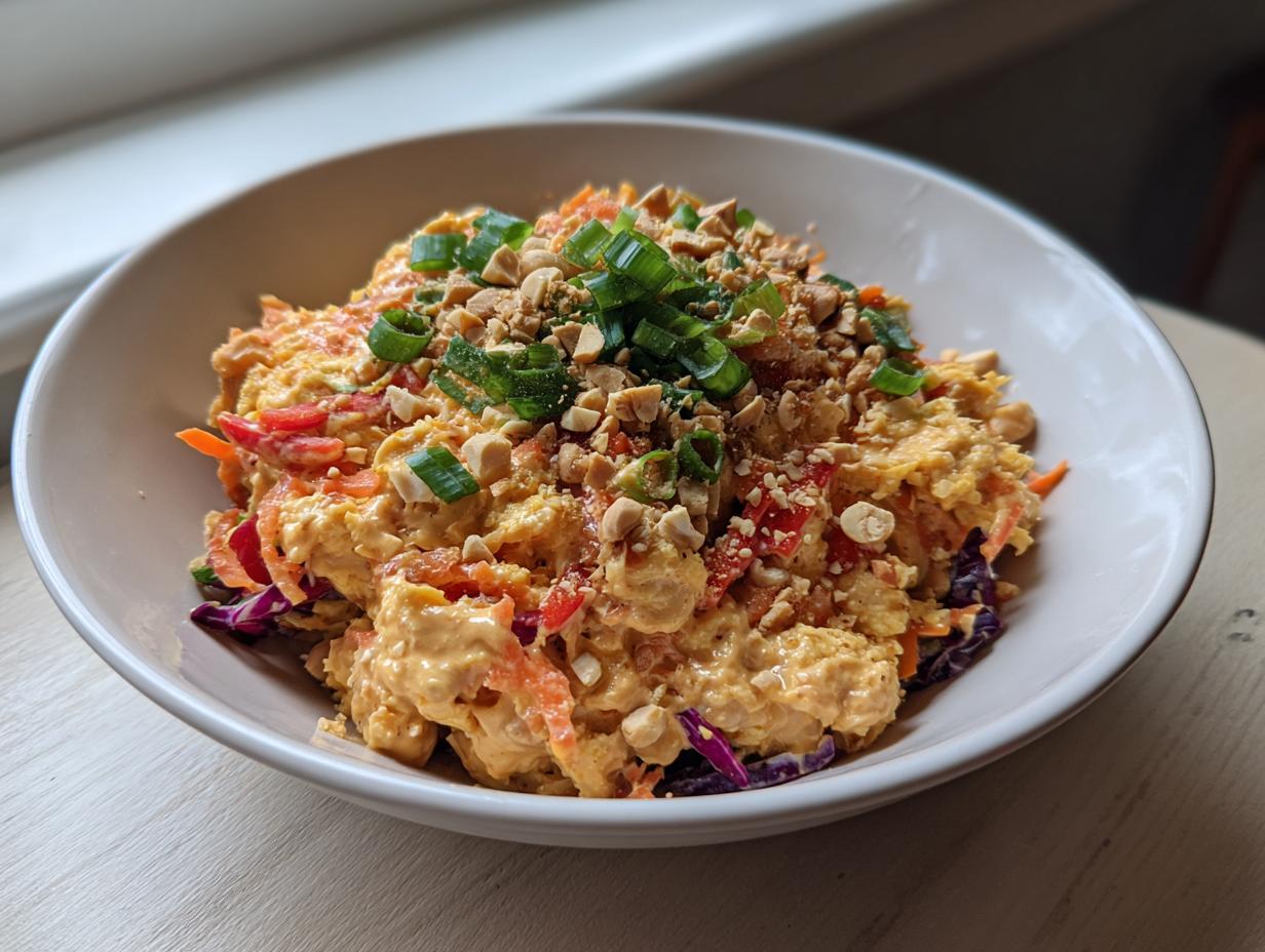 Amazing 15-Min Crunchy Thai Chickpea Salad