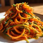 Cucumber Carrot Salad with Sweet Vinaigrette