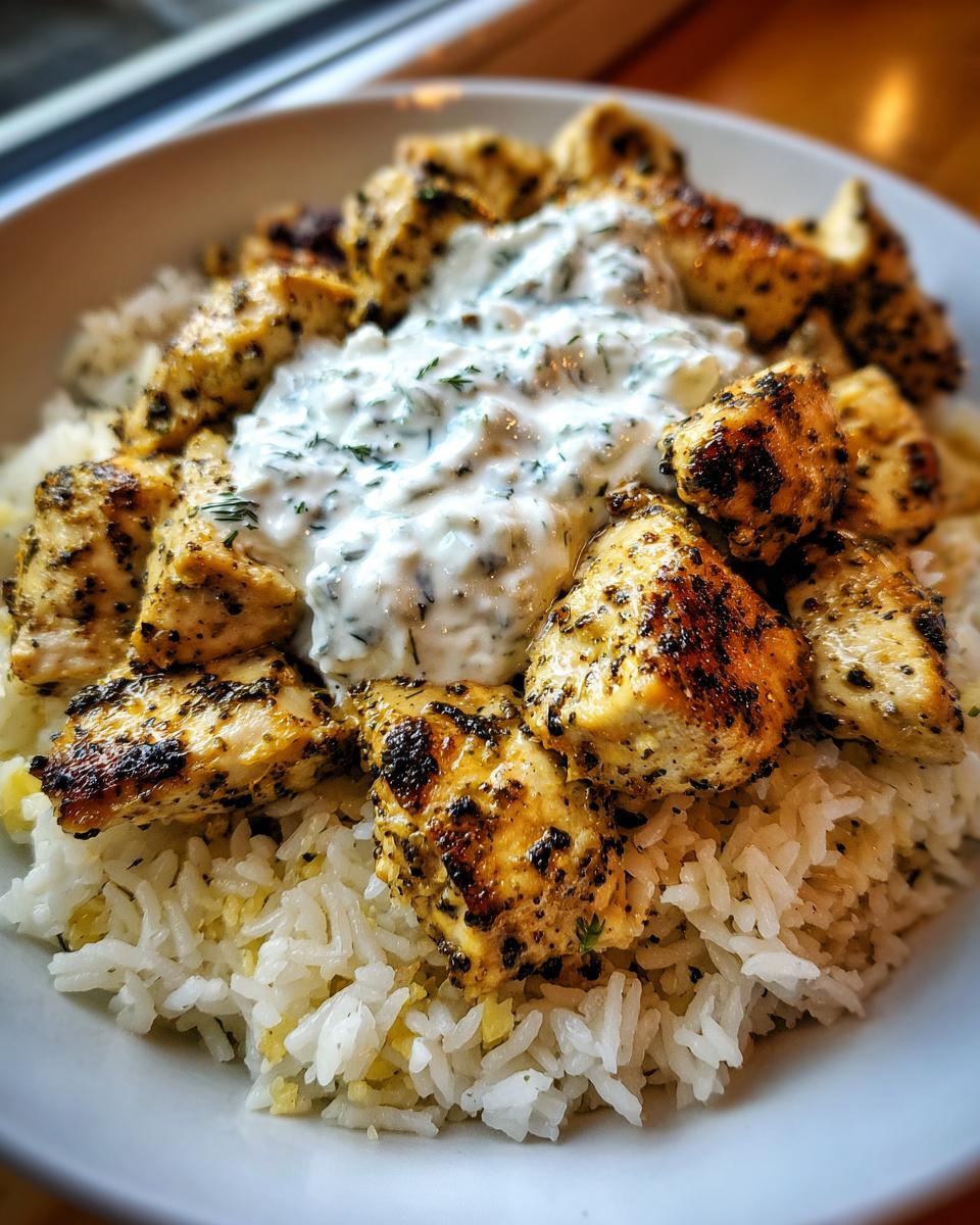 Dump and Bake Chicken Tzatziki with Rice - detail 1