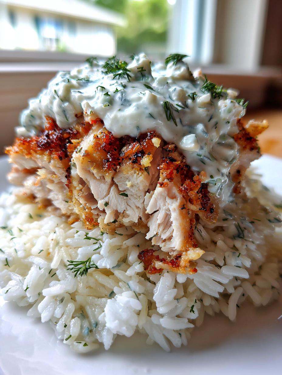 Dump and Bake Chicken Tzatziki with Rice - detail 2