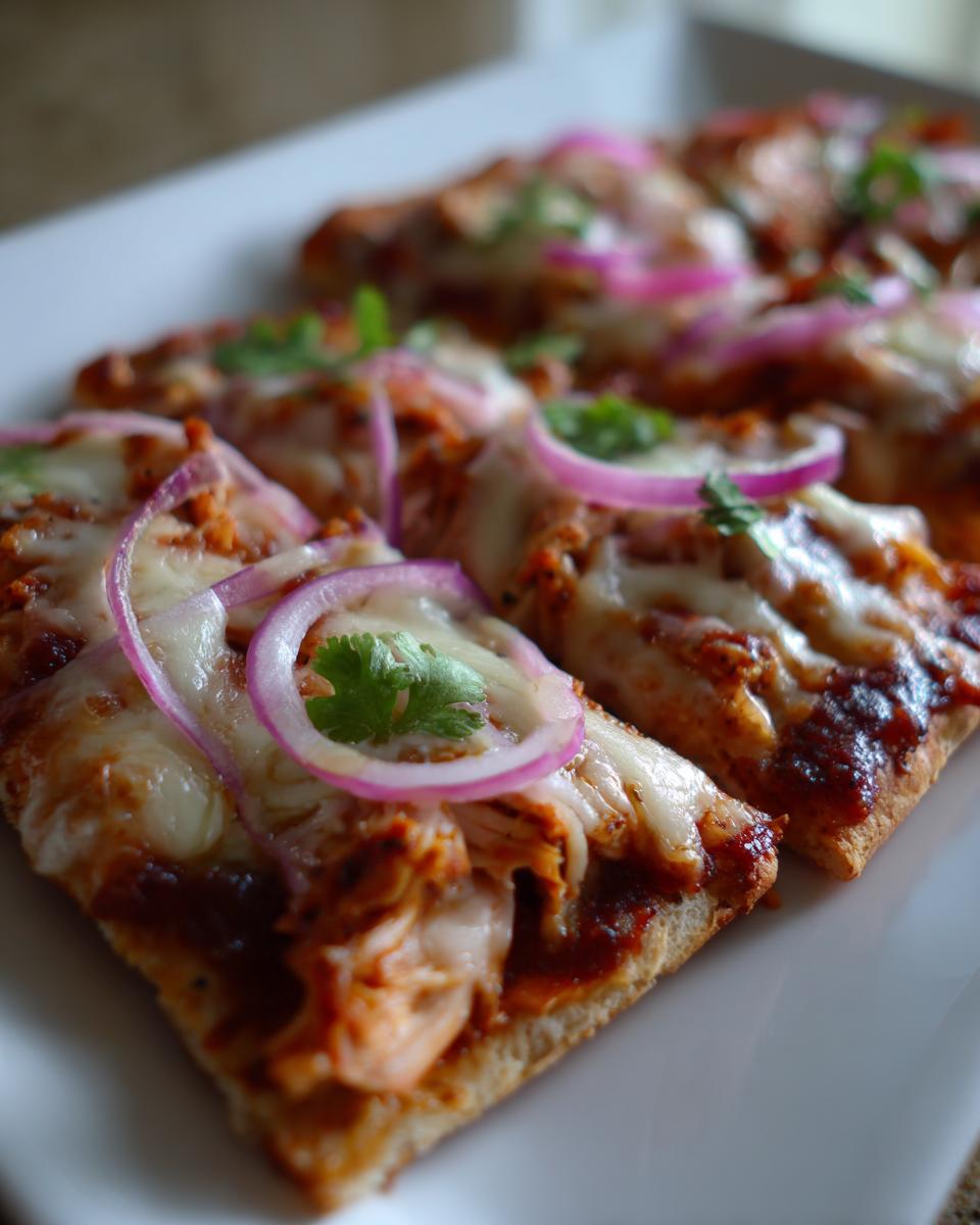 Easy BBQ Chicken Naan Pizzas - detail 1