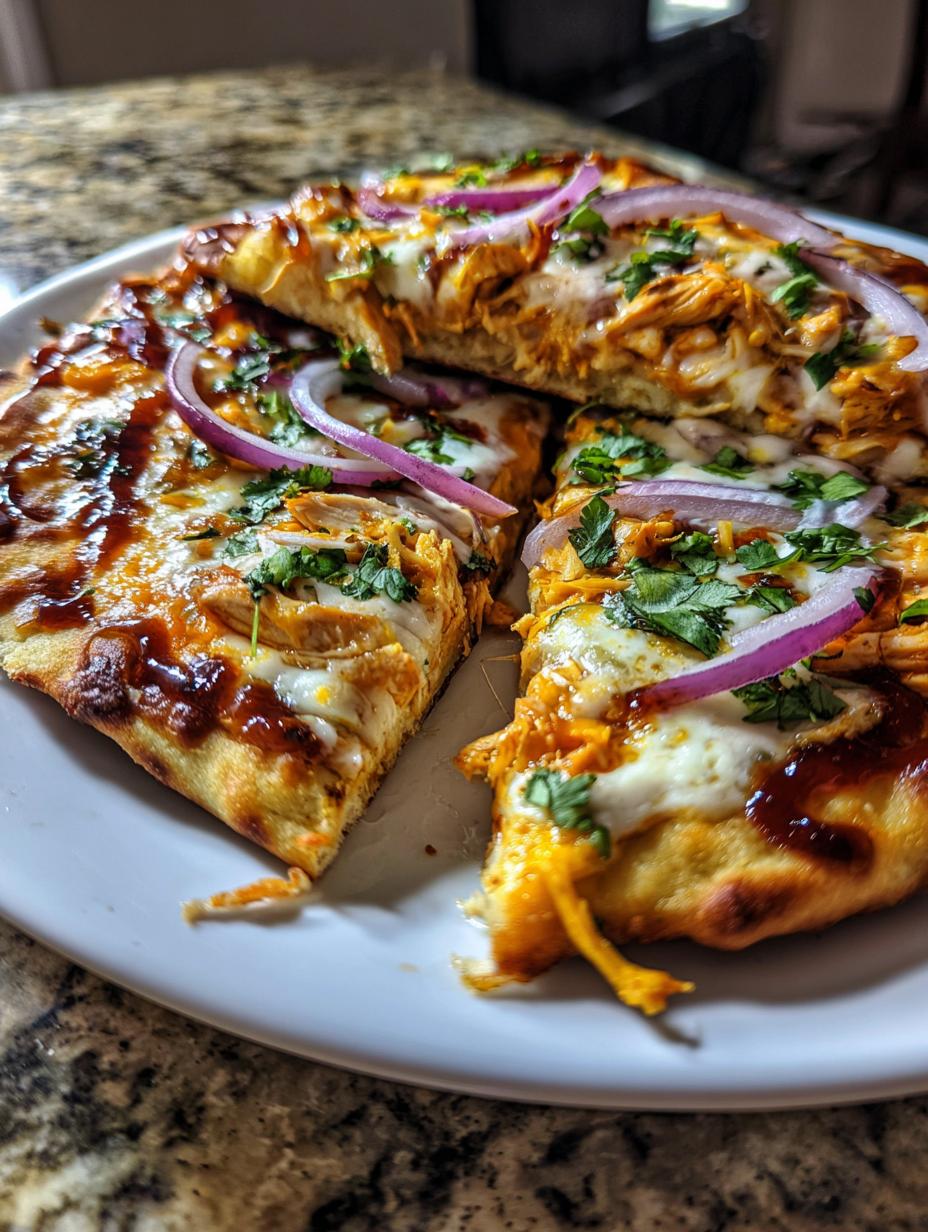 Easy BBQ Chicken Naan Pizzas - detail 2