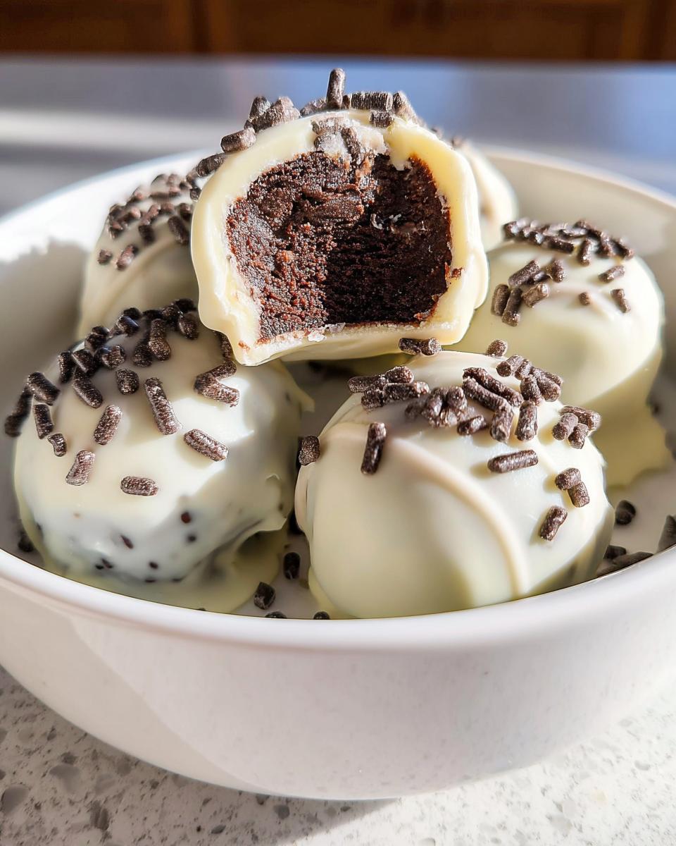 Easy Brownie Truffles With Cream Cheese - detail 1