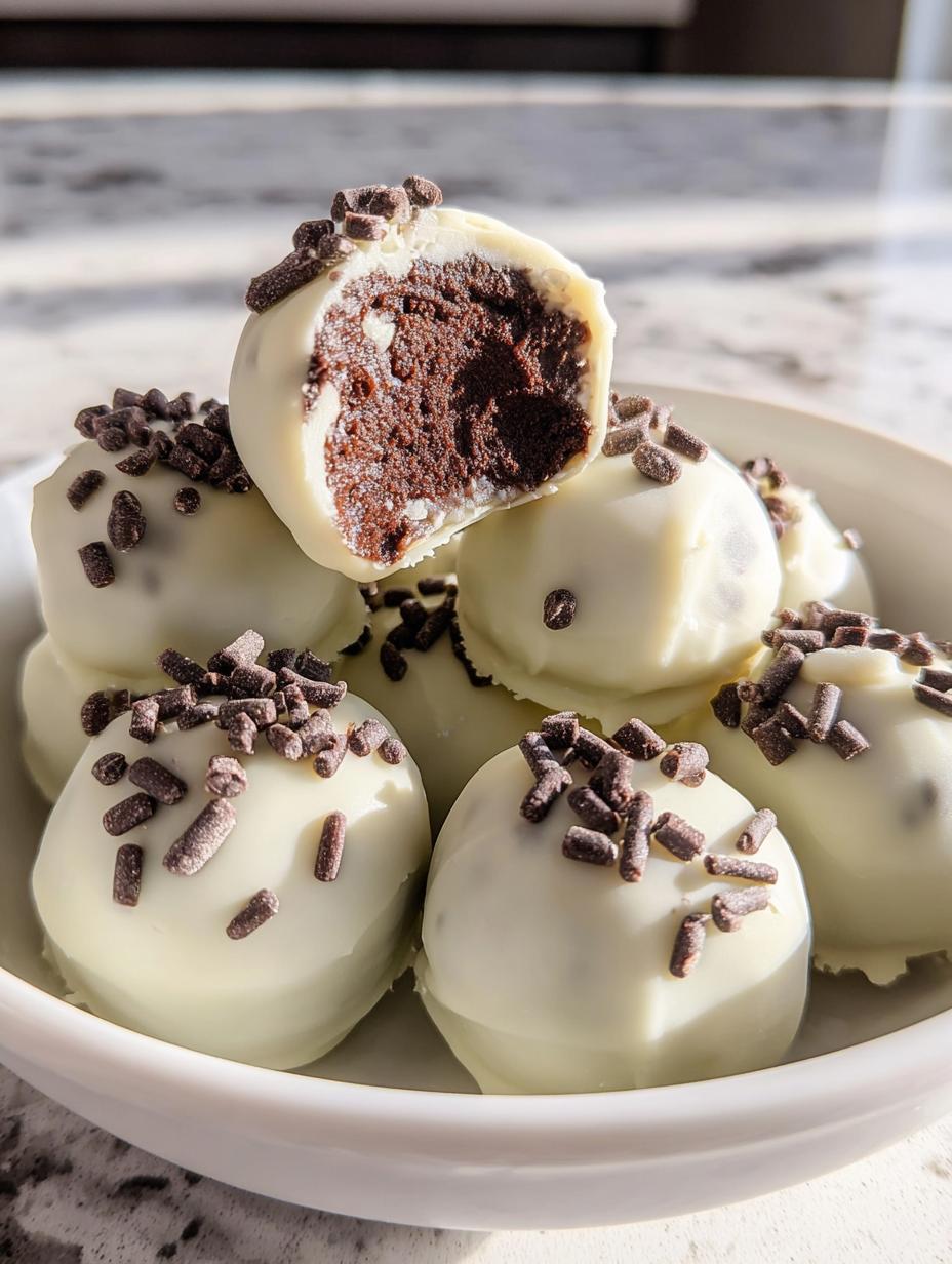 Easy Brownie Truffles With Cream Cheese - detail 2
