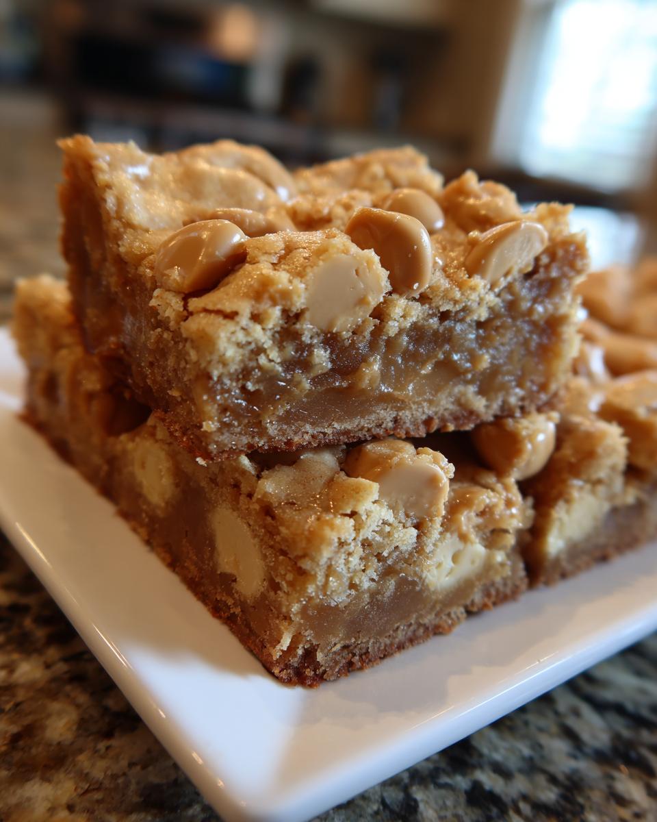 Easy Butterscotch Cookie Bars Chewy and Rich - detail 1