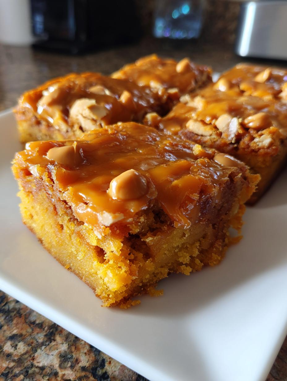 Easy Butterscotch Cookie Bars Chewy and Rich - detail 2