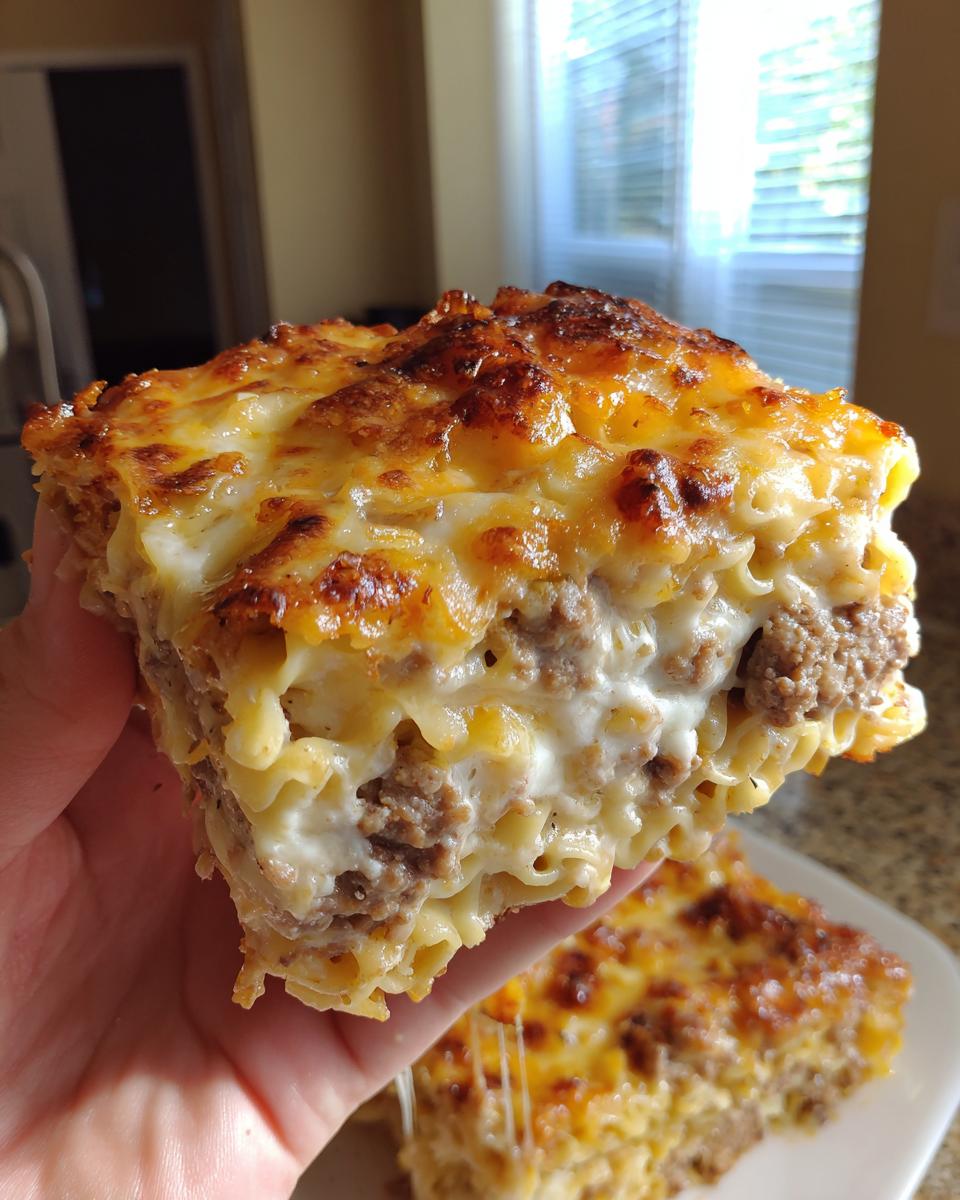 Amazing Easy Lasagna Noodle Casserole in 1 hour 4 Easy Lasagna Noodle Casserole With Creamy Beef Sauce - detail 1