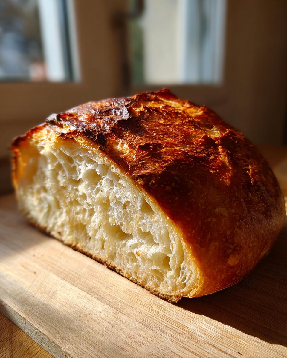 Easy No-Knead Overnight Artisan Bread - detail 1