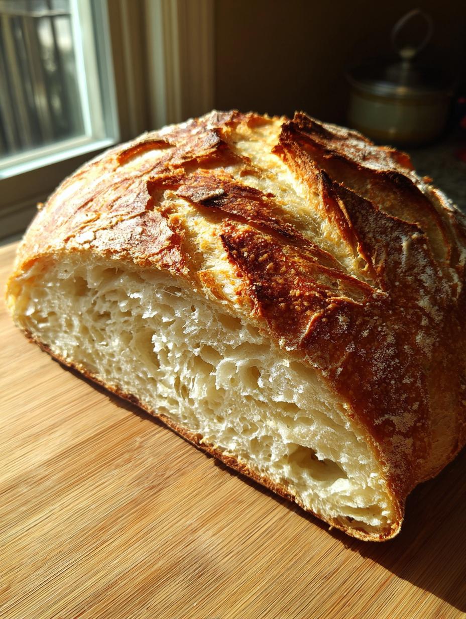 Easy No-Knead Overnight Artisan Bread - detail 2