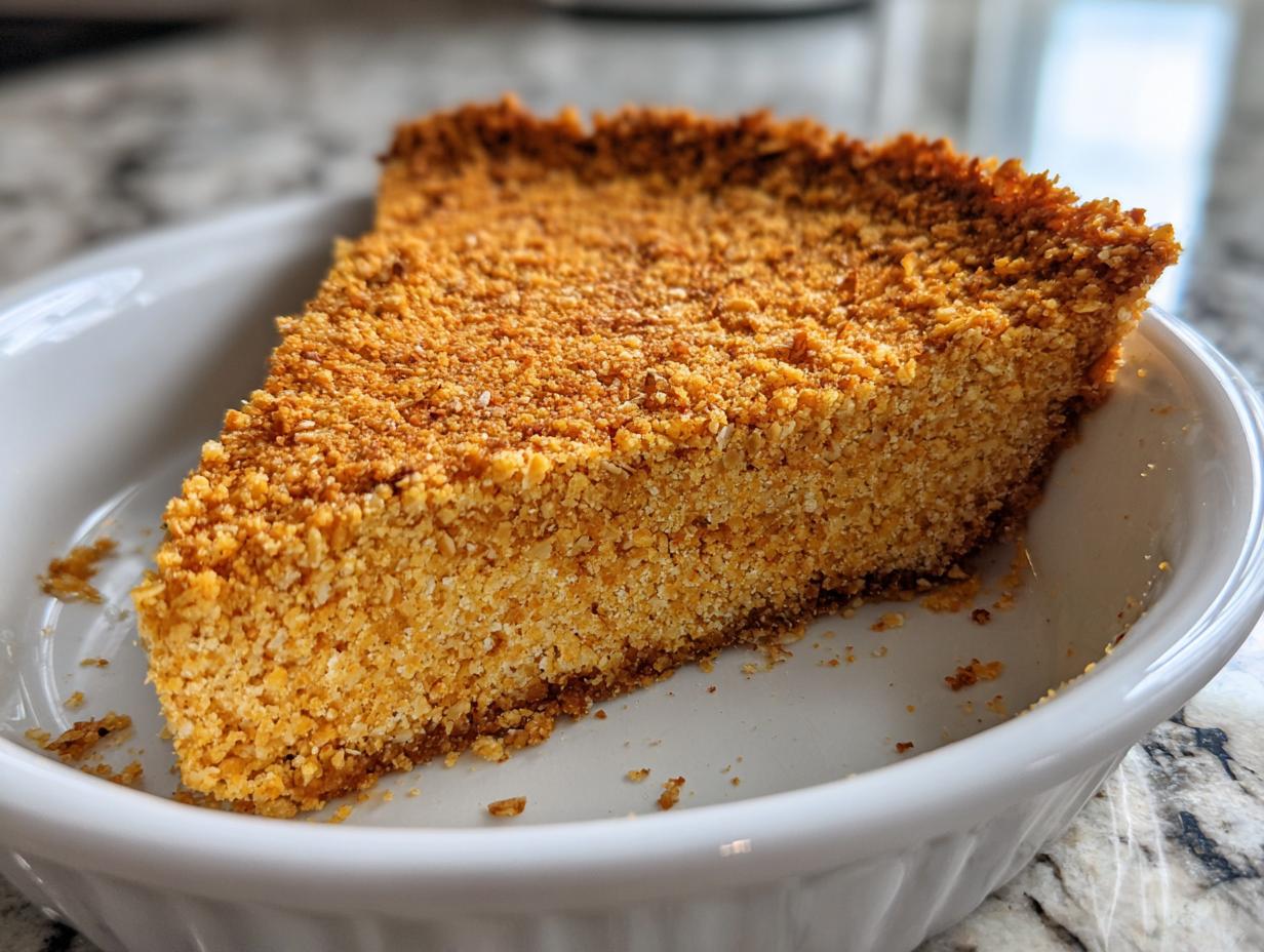 Easy Oatmeal Pie Crust With Brown Sugar