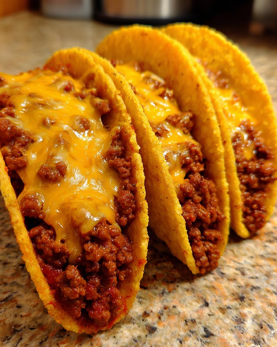 Easy Oven Baked Tacos Crispy and Cheesy - detail 1