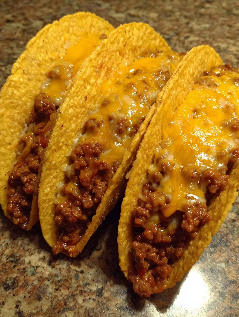 Easy Oven Baked Tacos Crispy and Cheesy - detail 2