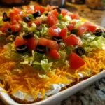 Easy Taco Dip with Cream Cheese and Toppings