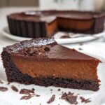 French Chocolate Flan Custard Tart Recipe