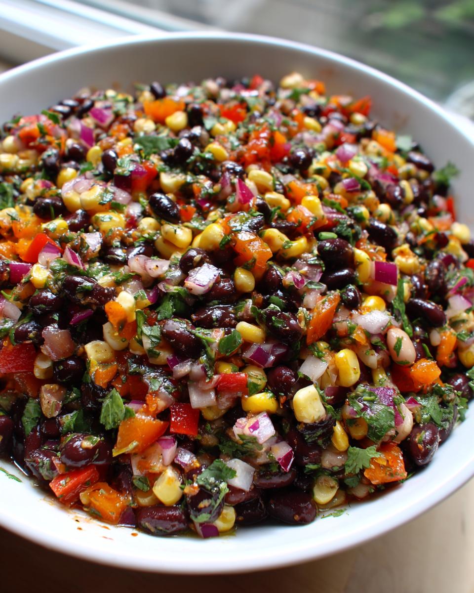 Fresh Cowboy Caviar with Chili Lime Dressing - detail 1