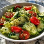 Fresh Garden Salad with Lemon Herb Dressing
