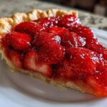 Fresh Strawberry Pie With Glossy Strawberry Filling