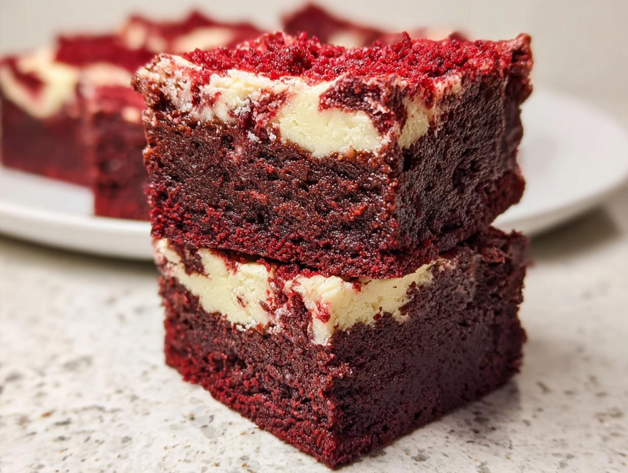 Amazing Fudgy Red Velvet Brownies 1 Win