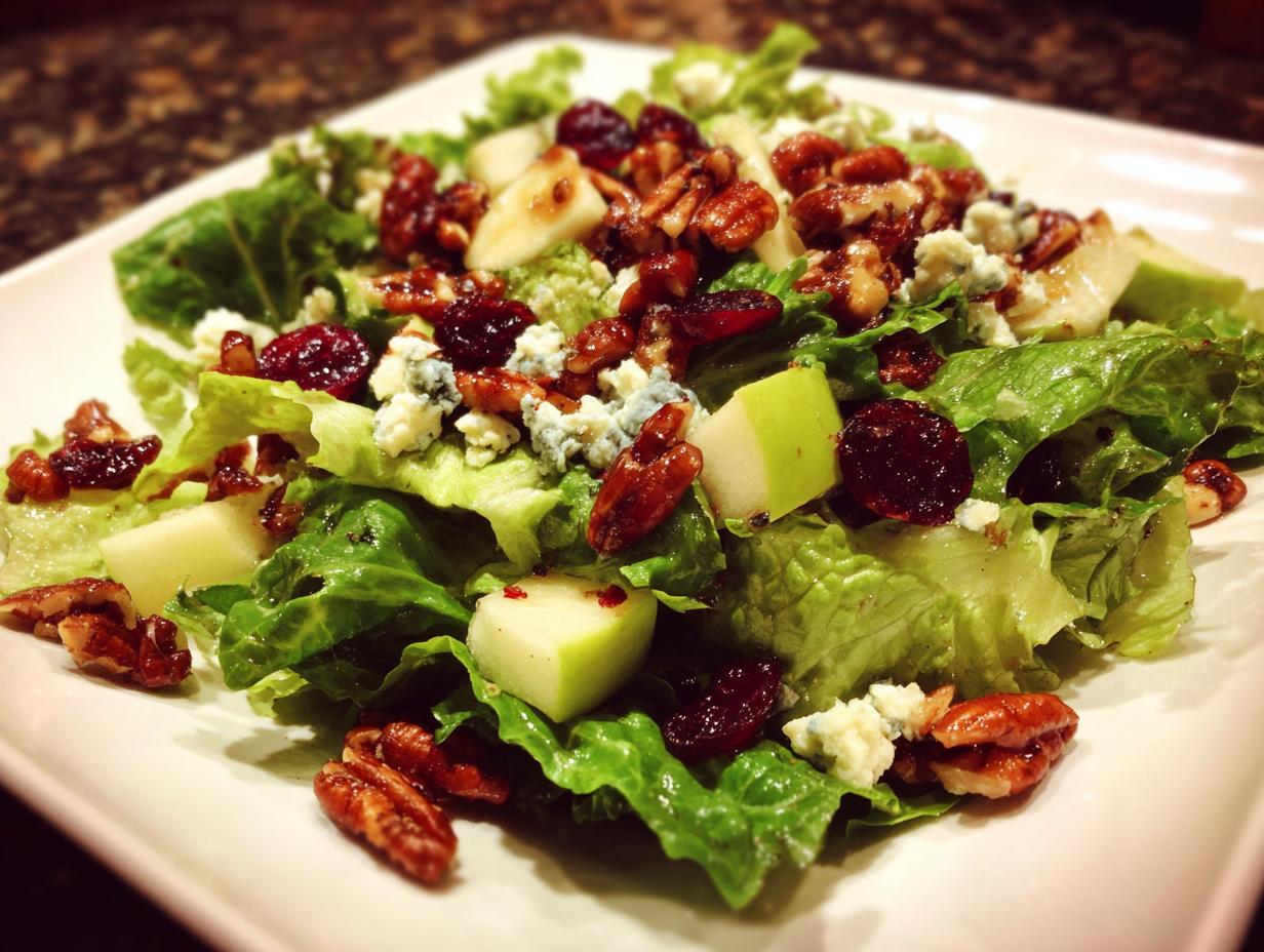 Amazing Gorgonzola Apple Pecan Salad in 20 mins