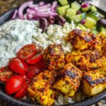 Greek chicken bowl