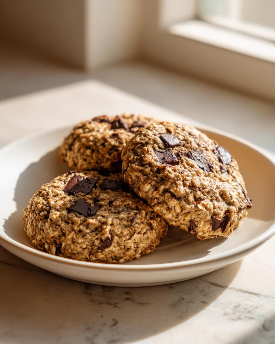 Amazing 3-Ingredient Healthy Cookies No Sugar No Flour 4 Healthy Cookies No Sugar No Flour with Oats and Banana - detail 1