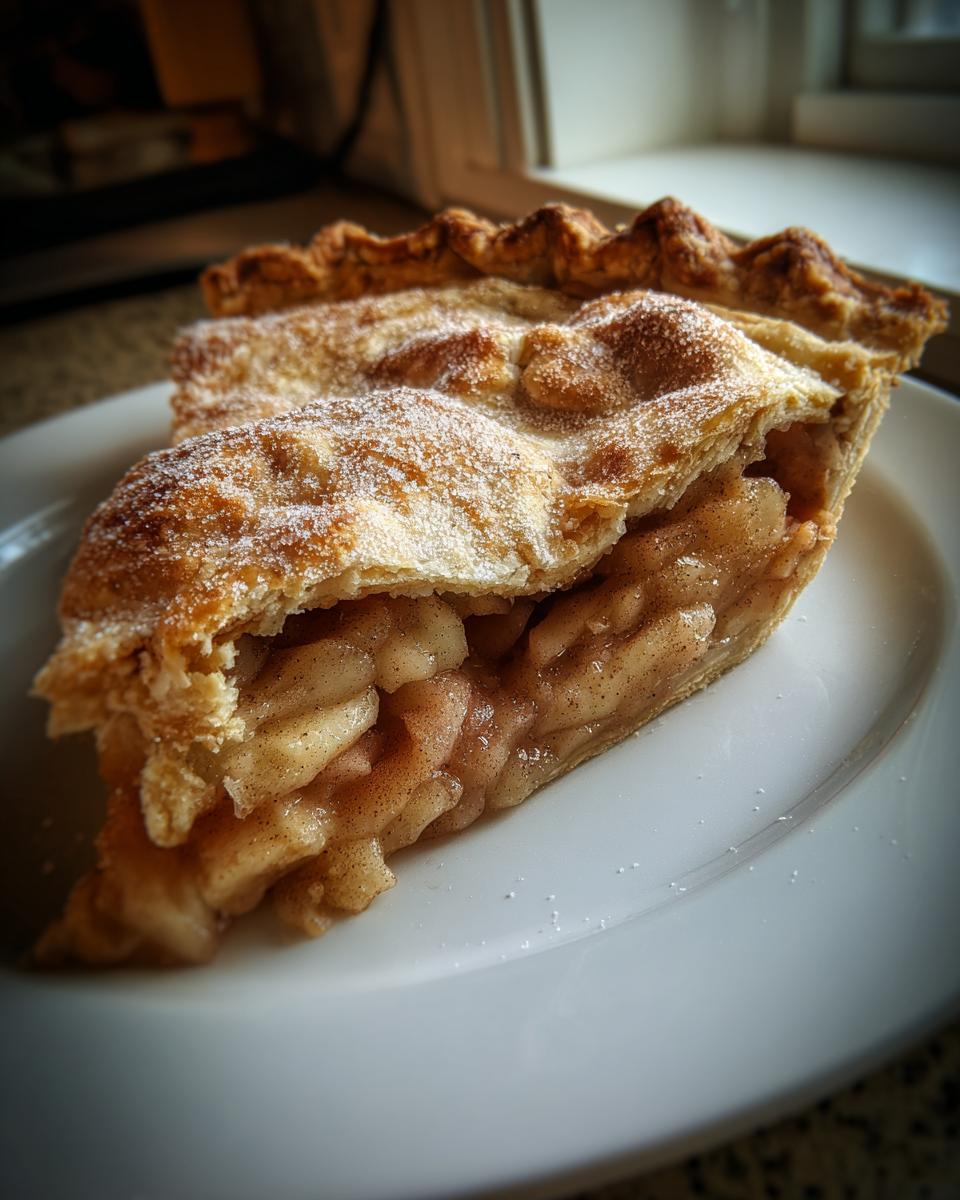 Homemade Apple Pie With Cinnamon and Nutmeg - detail 1