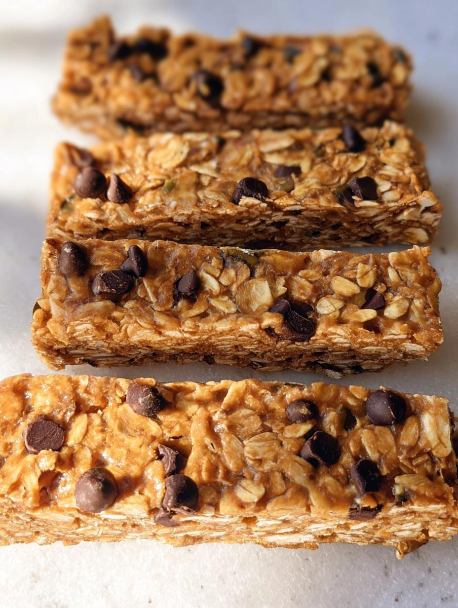 Homemade Granola Bars with Peanut Butter - detail 2
