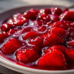 Homemade Strawberry Topping With Fresh Strawberries
