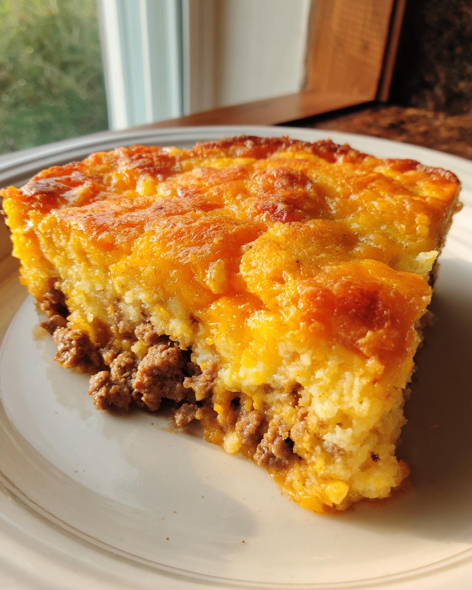 7 Great Impossible Taco Pie With Beef and Bisquick Topping 4 Impossible Taco Pie With Beef and Bisquick Topping - detail 1