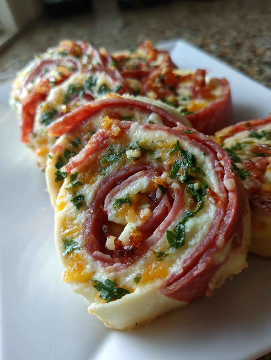 Italian Pepperoni Rollups With Garlic Cream Cheese - detail 2