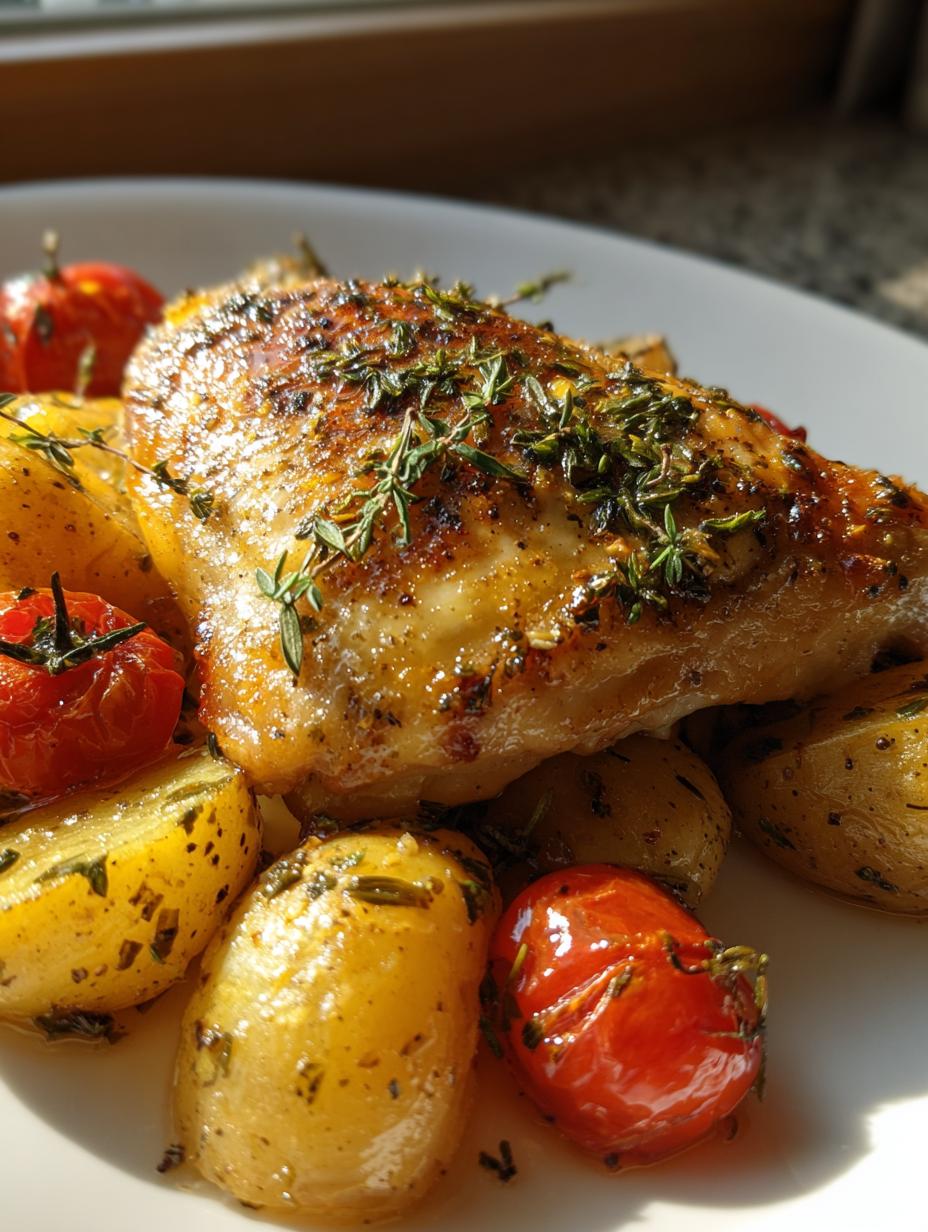 Italian baked chicken - detail 2