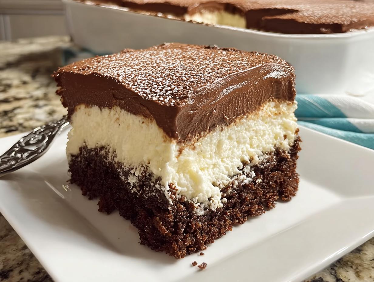 Easy Italian love cake: 1 magic layer flip