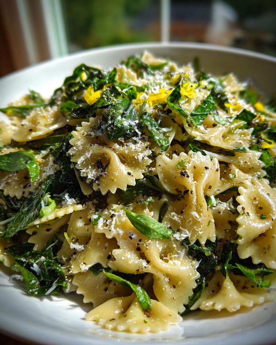 Lemon Basil Parmesan Pasta Salad - detail 1