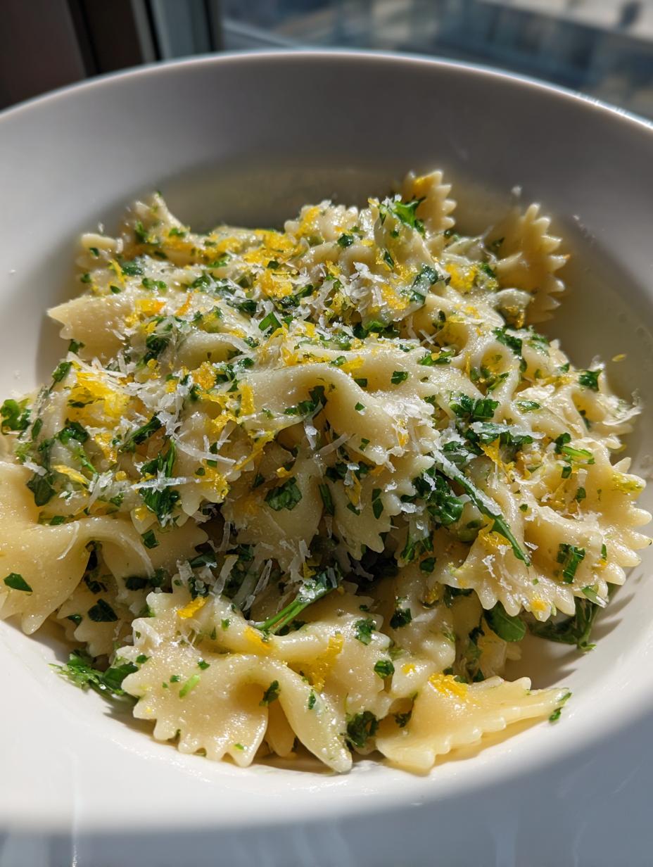 Lemon Basil Parmesan Pasta Salad - detail 2